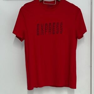 Express Men's Medium Red T-shirt w/Black Express Logo